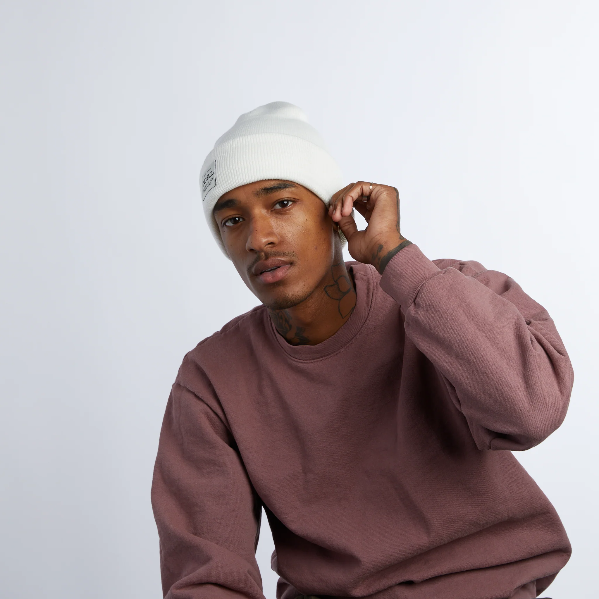 The Uniform Mid Recycled Knit Cuff Beanie - Image 8