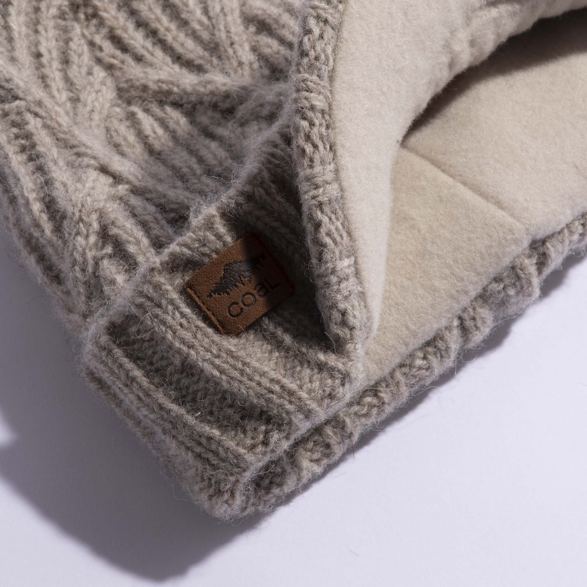 The Yukon Brim Cable Knit Wool Beanie - Image 3