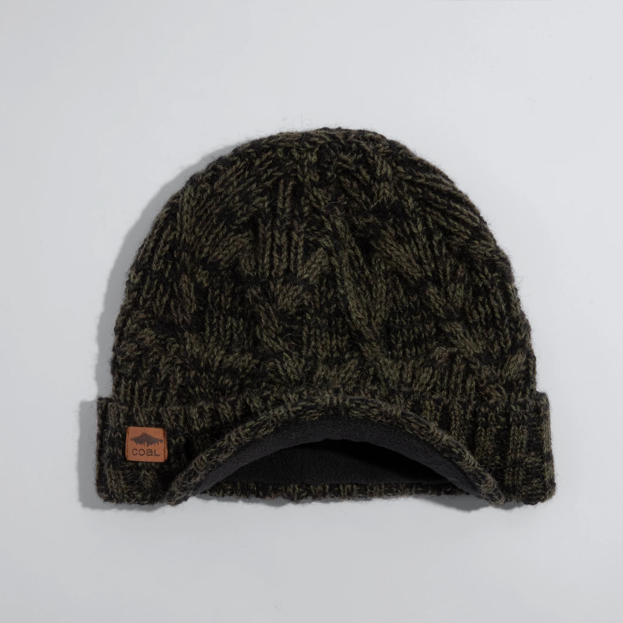 The Yukon Brim Cable Knit Wool Beanie - Image 7
