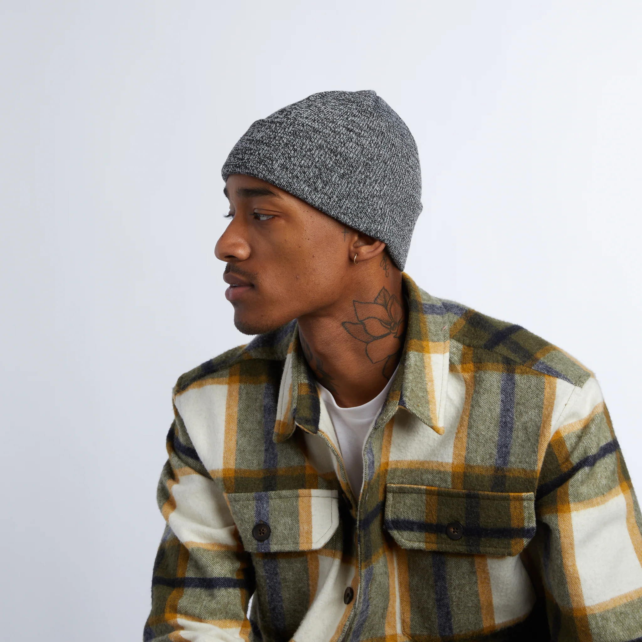 The Uniform Low Recycled Knit Cuff Beanie - Image 10